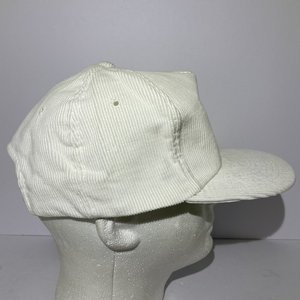 Stanislaus Food Products White Corduroy Vintage Snapback Cap