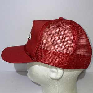 Freightliner Trucks Red Drawstring Vintage Trucker Hat