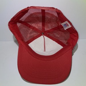 Freightliner Trucks Red Drawstring Vintage Trucker Hat