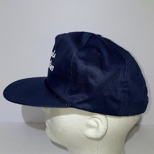 Orlando Freightliner Trucks Blue Vintage Drawstring Blockhead Cap
