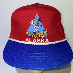 W.T. Fugarwe Lodge Alaska Vintage Snapback Cap Made in USA
