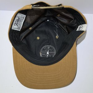 Tin Lid Hat Co. Brown Snapback Cap
