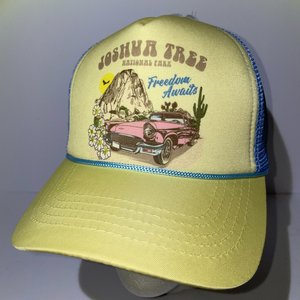 Joshua Tree National Parks Foundation Yellow & Blue Pastel Trucker Hat