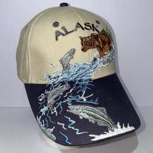 Tongass Alaska Salmon Run Baseball Cap