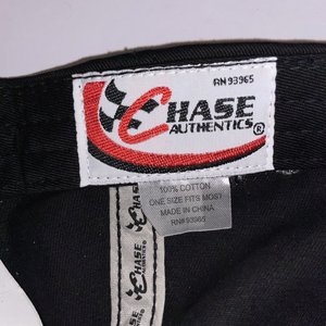 Chase Authentics Earnhardt Spell-Out Black Baseball Cap