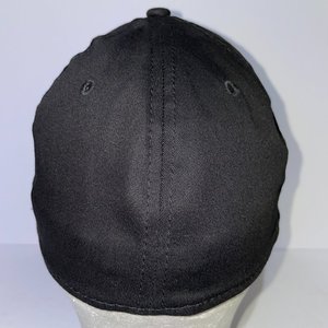 New Era 39Thirty High Mountain Poker Black Baseball Cap Size M/L
