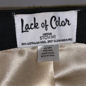 Lack of Color Sandy Brown Australian Wool Fedora Rancher Size 7 1/8