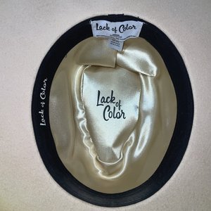 Lack of Color Sandy Brown Australian Wool Fedora Rancher Size 7 1/8