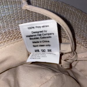 Wallaroo Light Brown Victoria Fedora Hat Size S/M