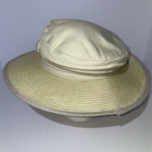 Jax Hats Upcycled Wide Brim Sun Hat Size S