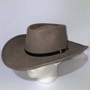 Sheplers Brown Wool Felt Cowboy Hat Size M