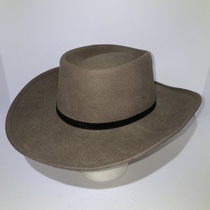 Sheplers Brown Wool Felt Cowboy Hat Size M