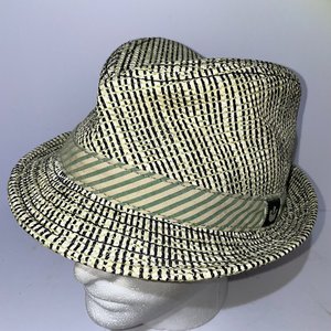 Goorin Bros Green & Yellow Tweed Trilby Size L