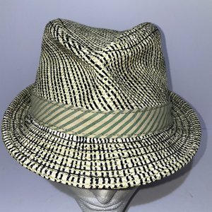 Goorin Bros Green & Yellow Tweed Trilby Size L