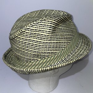 Goorin Bros Green & Yellow Tweed Trilby Size L