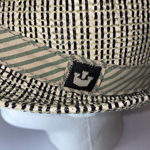 Goorin Bros Green & Yellow Tweed Trilby Size L
