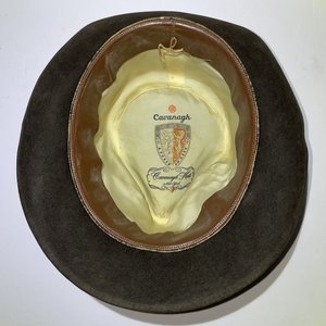 Cavanagh New York Brown Felt Vintage Fedora Size 6 3/4 Made in USA