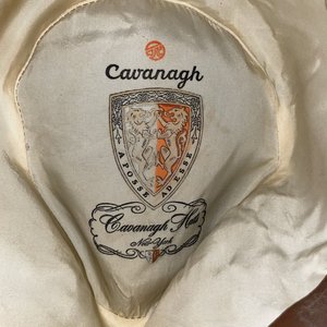 Cavanagh New York Brown Felt Vintage Fedora Size 6 3/4 Made in USA