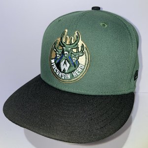 New Era 9Fifty Wisconsin Herd Green Snapback Cap