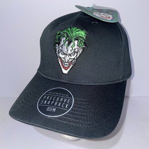 Bioworld Killing Joke Joker Black Snapback Cap