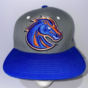Zephyr Boise State Classic Gray Wool Snapback Cap
