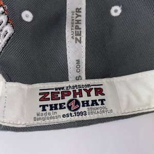 Zephyr Boise State Classic Gray Wool Snapback Cap