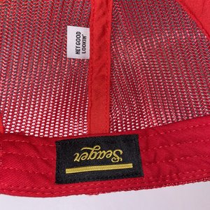 Seager Western Co. Red Trucker Hat Made in USA