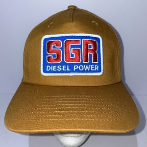 Seager Western Co. Diesel Power Burnt Orange Snapback Cap Made in USA