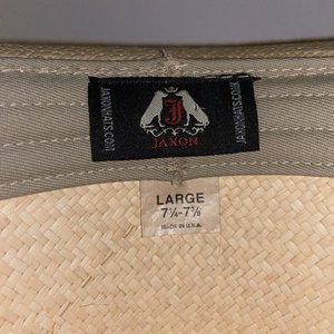 Jaxon Genuine Panama Hat Size M/L Made in USA