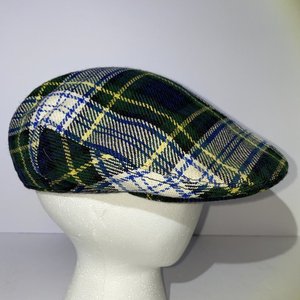 Tweedmill Green Tartan Vintage Flat Cap Size 7 Made in Britain