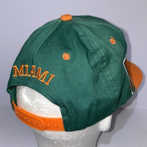 Miami Hurricanes Oversized Block Spellout Snapback Cap