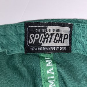Miami Hurricanes Oversized Block Spellout Snapback Cap