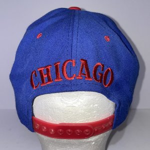 Drew Pearson Official Vintage Chicago Cubs Wool Snapback Cap