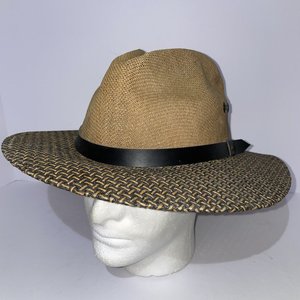 Tonpsom Brown Safari Hat Size XL Made in Mexico