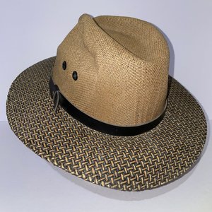 Tonpsom Brown Safari Hat Size XL Made in Mexico