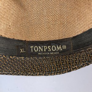 Tonpsom Brown Safari Hat Size XL Made in Mexico