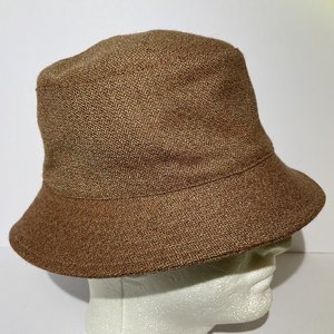 Helen Kaminski Australia Orange Wool Bucket Hat Size M