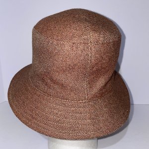 Helen Kaminski Australia Orange Wool Bucket Hat Size M