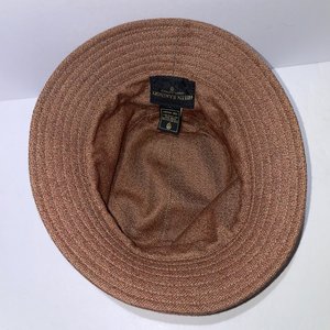 Helen Kaminski Australia Orange Wool Bucket Hat Size M