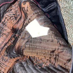 Harrods Weekend Hat Brown Herringbone Vintage Size M