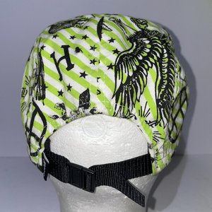 HUF Skateboards x SoBe Squamata Green All-Over 5 Panel Hat