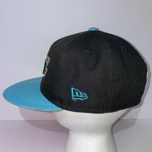 New Era Vice City Patch 75th Anniversary LA Lakers Teal 5950 Cap Size 7 1/8