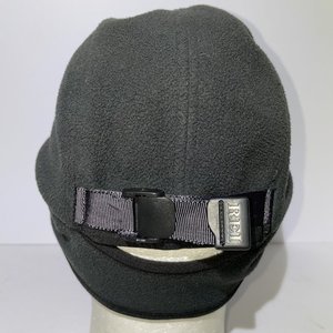 REI Black Vintage Fleece Trapper Hat Size S/M Made in USA