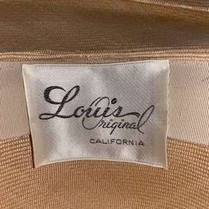 Louis Original California Women's Straw Huge Bow Vintage Sun Hat Size 6 5/8