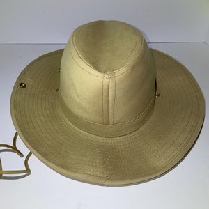 Dorfman Pacific Khaki Vintage Outback Hat Size S Made in USA