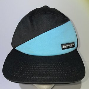 Quiksilver Emu Coop Vintage Colorblock Black & Sky Blue Baseball Cap