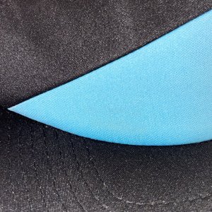 Quiksilver Emu Coop Vintage Colorblock Black & Sky Blue Baseball Cap