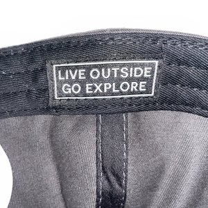Loge Live Outside Gray Snapback Cap