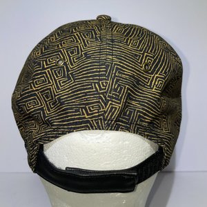 Volcom Far City Geometric Bronze Leather Baseball Cap