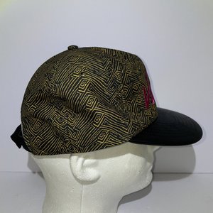 Volcom Far City Geometric Bronze Leather Baseball Cap
